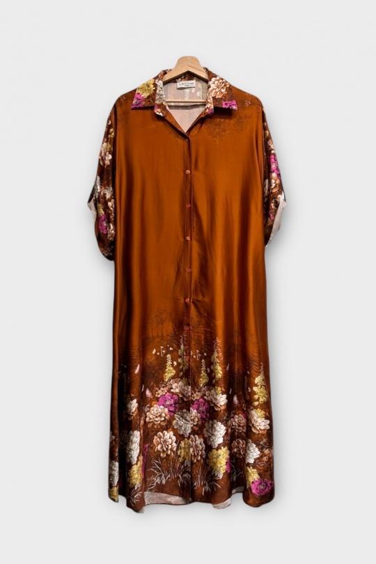 Abiti maxi Donna Burgundy LAFÉEROSE 512_90350 Efashion Paris