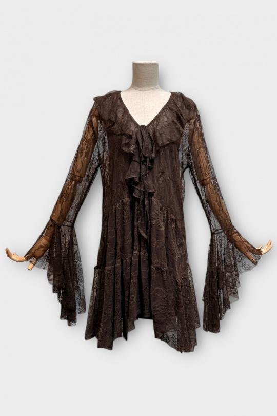 Abiti corti Donna Brown LAFÉEROSE 651_H4664-W9 Efashion Paris