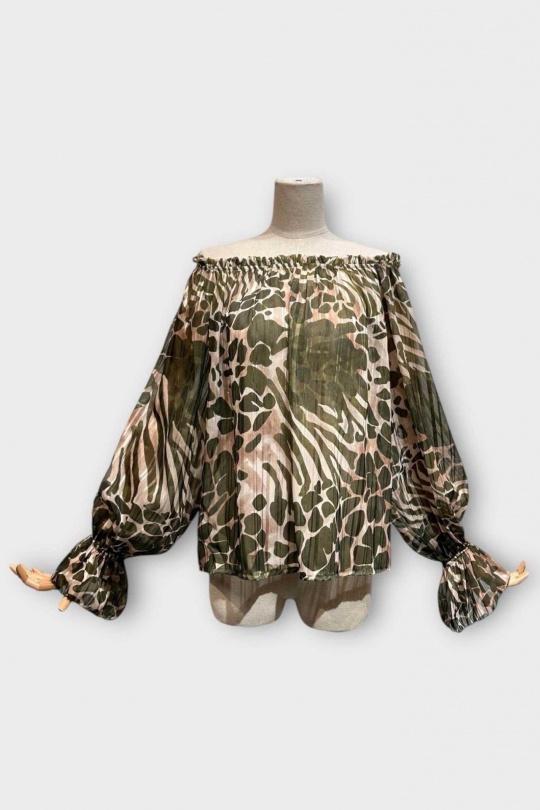 Tops Women Khaki LAFÉEROSE 661_2882 Efashion Paris