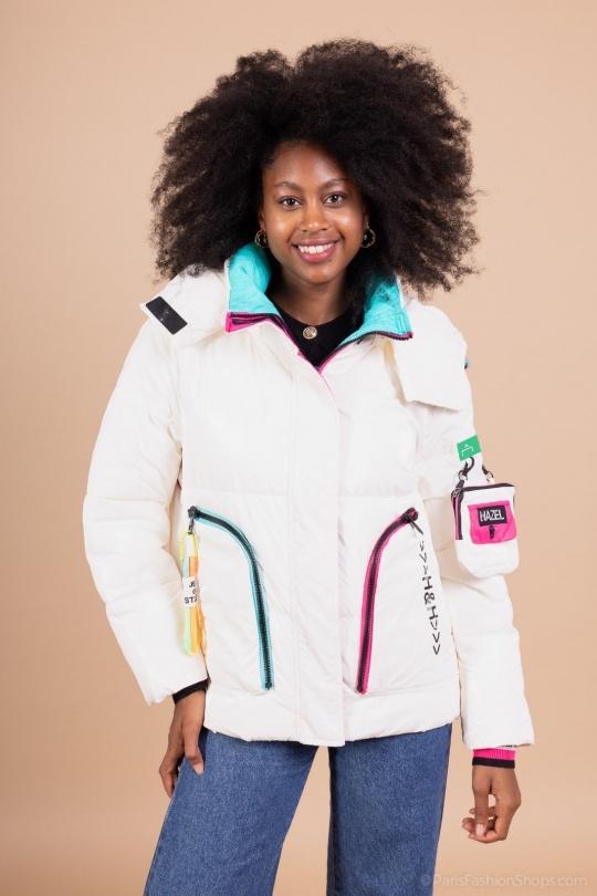 Doudounes Femme Blanc LAFÉEROSE BB21_2315 Efashion Paris