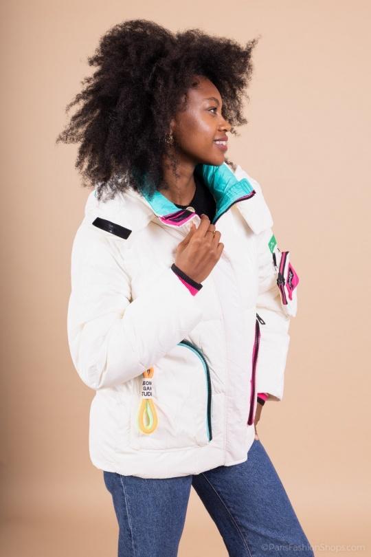 Doudounes Femme Blanc LAFÉEROSE BB21_2315 Efashion Paris