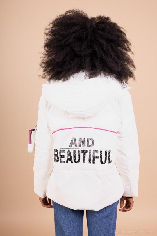 Doudounes Femme Blanc LAFÉEROSE BB21_2315 Efashion Paris