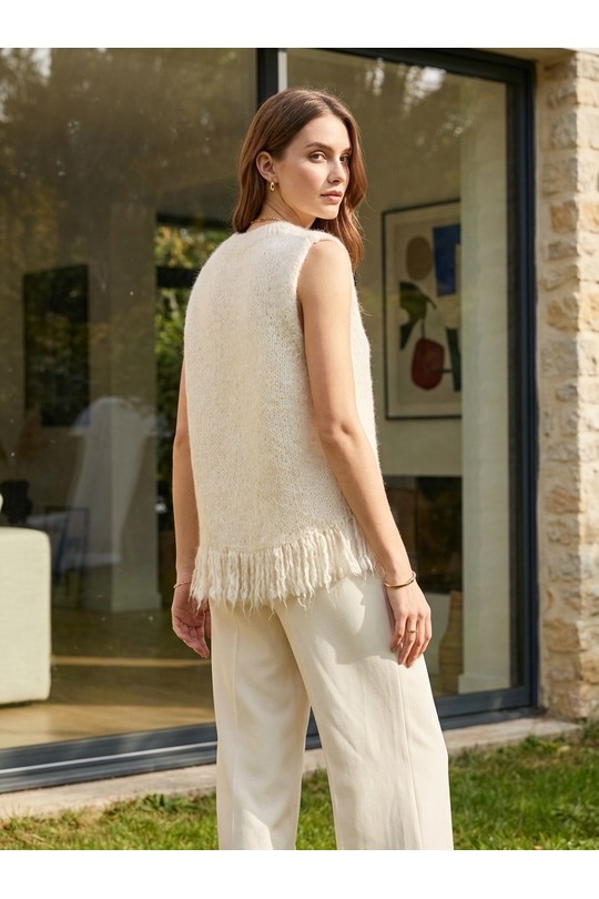 Tops Femme Ecru LAFÉEROSE A219-671-1660 Efashion Paris