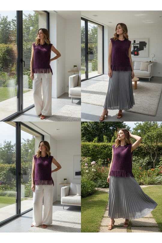 Tops Femme Ecru LAFÉEROSE A219-671-1660 Efashion Paris