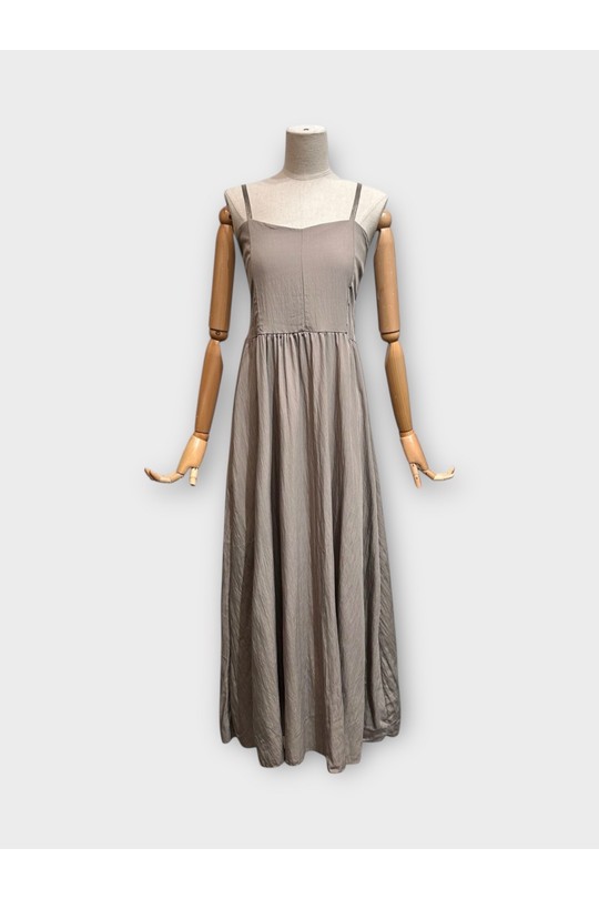 Robes longues Femme Taupe LAFÉEROSE 565-17209 Efashion Paris