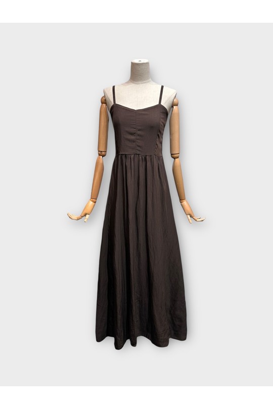 Robes longues Femme Taupe LAFÉEROSE 565-17209 Efashion Paris