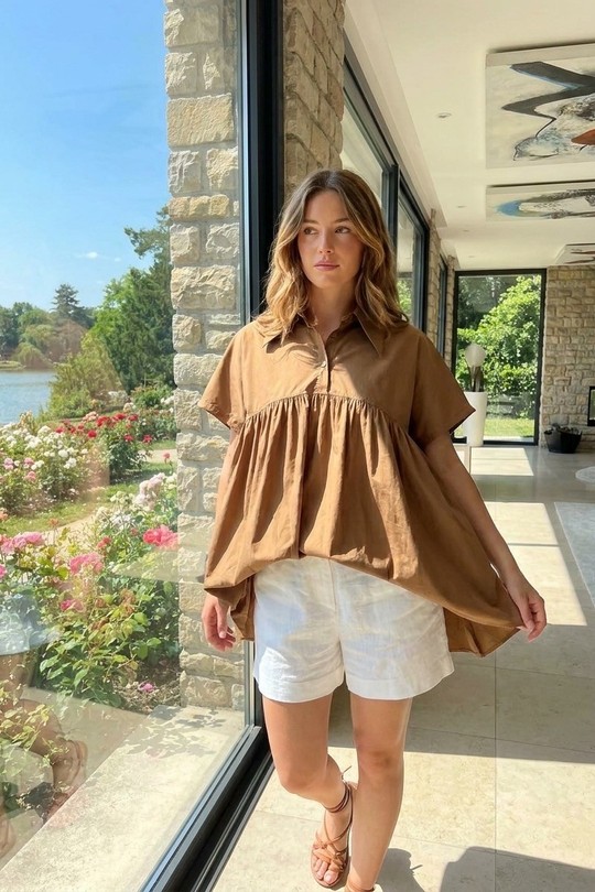 Tuniques Femme Blanc LAFÉEROSE 800-H4945-C3 Efashion Paris