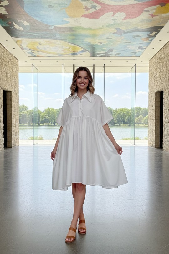 Tuniques Femme Blanc LAFÉEROSE 800-H4945-C3 Efashion Paris