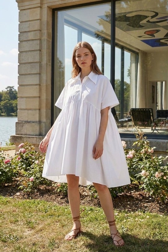 Tuniques Femme Blanc LAFÉEROSE 800-H4945-C3 Efashion Paris