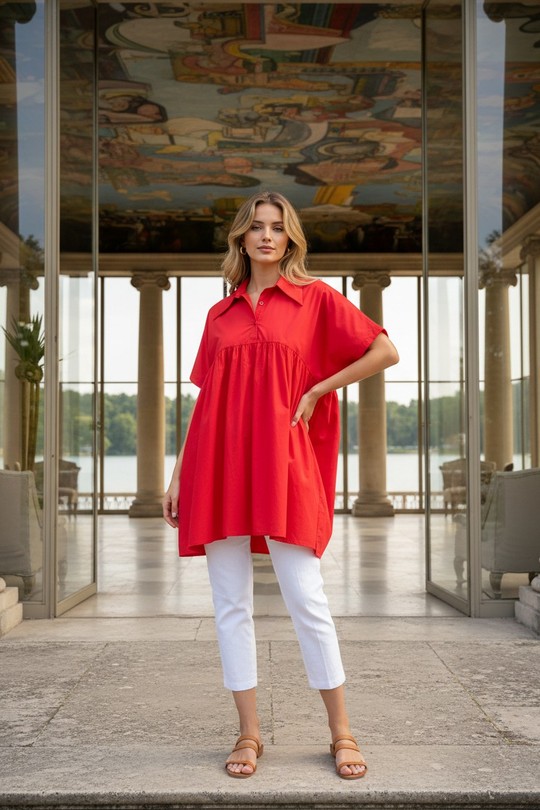 Tuniques Femme Blanc LAFÉEROSE 800-H4945-C3 Efashion Paris