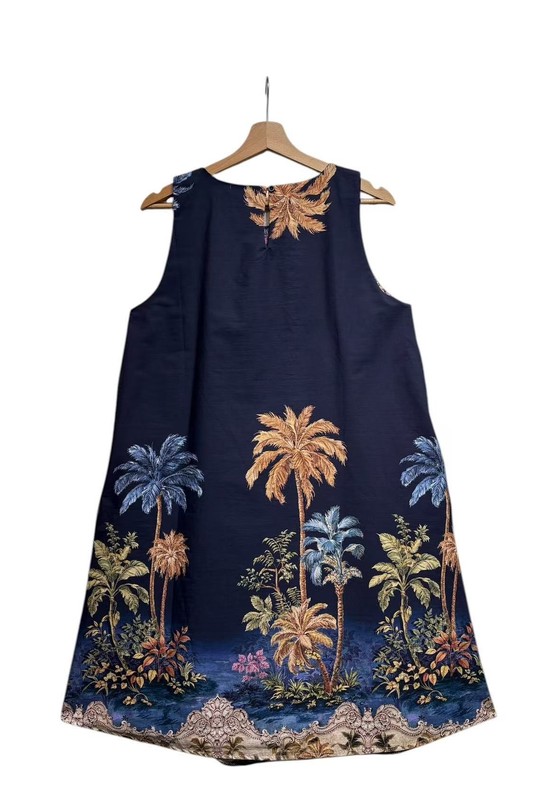 Midi dresses Women Navy blue LAFÉEROSE 801-H3558-C12 Efashion Paris