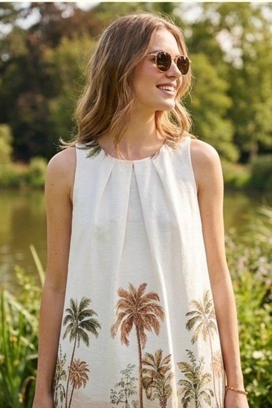 Midi dresses Women Navy blue LAFÉEROSE 801-H3558-C12 Efashion Paris