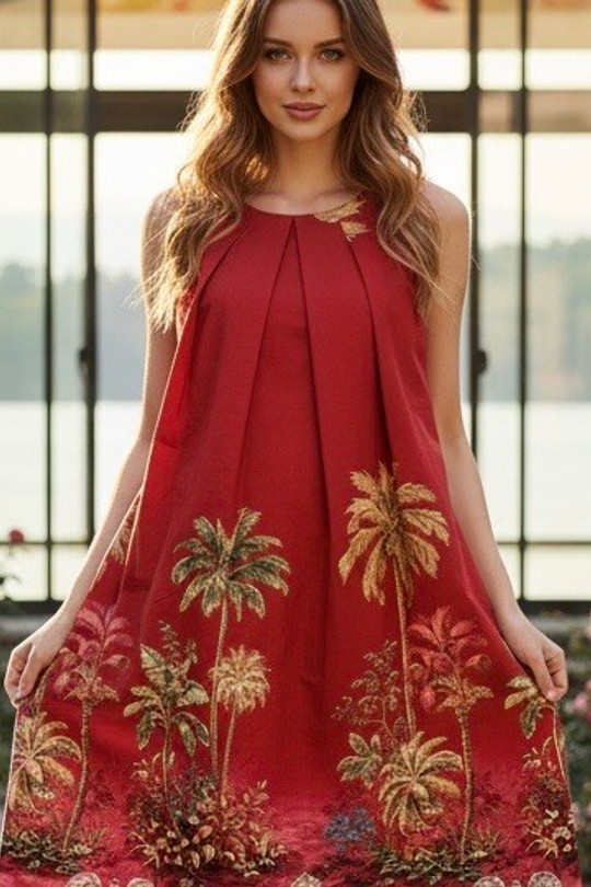 Midi dresses Women Navy blue LAFÉEROSE 801-H3558-C12 Efashion Paris