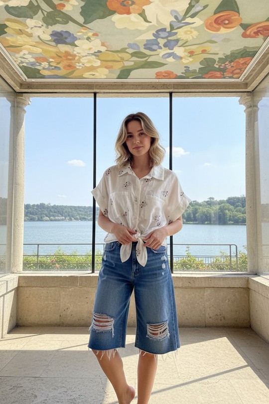 Chemises Femme Blanc LAFÉEROSE B174-596-4534-Q75 Efashion Paris