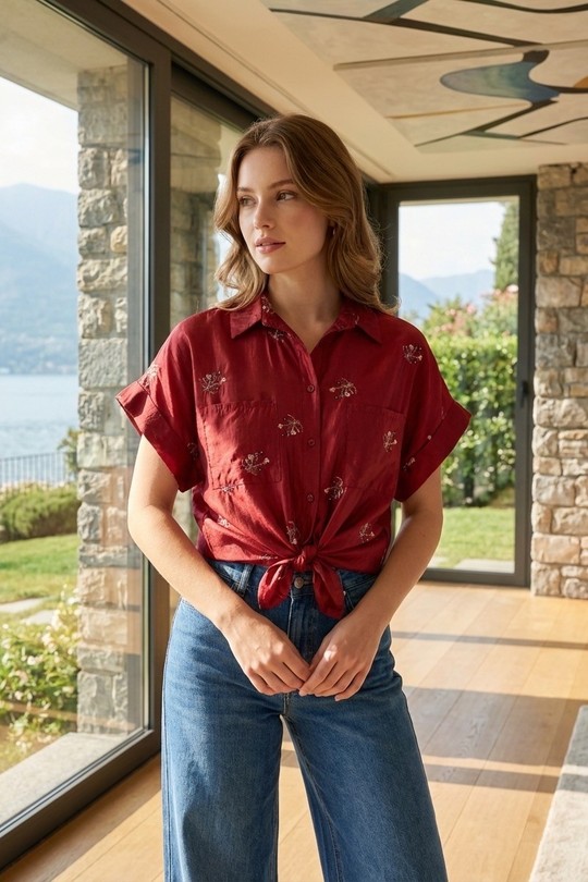 Chemises Femme Blanc LAFÉEROSE B174-596-4534-Q75 Efashion Paris