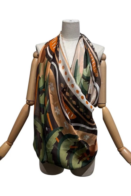 Foulards Accessoires Marron LAFÉEROSE 1008 Efashion Paris