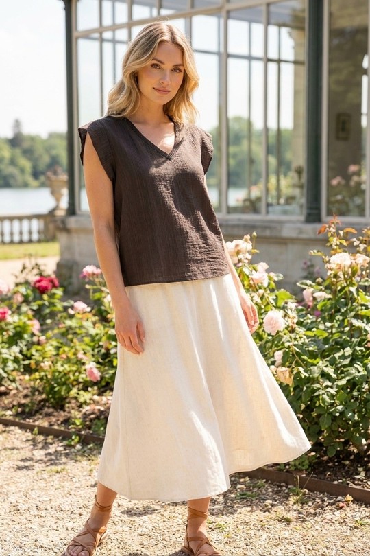 Blouses Femme Blanc LAFÉEROSE 813-236119 Efashion Paris