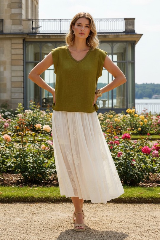 Blouses Femme Blanc LAFÉEROSE 813-236119 Efashion Paris