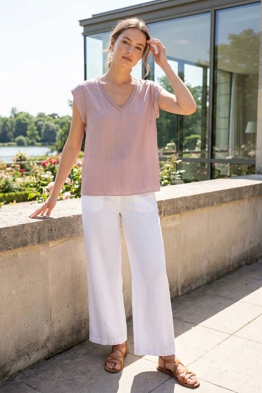 Blouses Femme Blanc LAFÉEROSE 813-236119 Efashion Paris