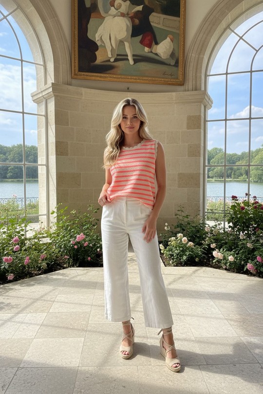 Tops Femme Orange LAFÉEROSE 820-20802 Efashion Paris