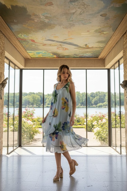 Robes mi-longues Femme FUCHSIA LAFÉEROSE BB46-5141 Efashion Paris
