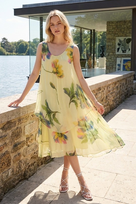 Robes mi-longues Femme FUCHSIA LAFÉEROSE BB46-5141 Efashion Paris