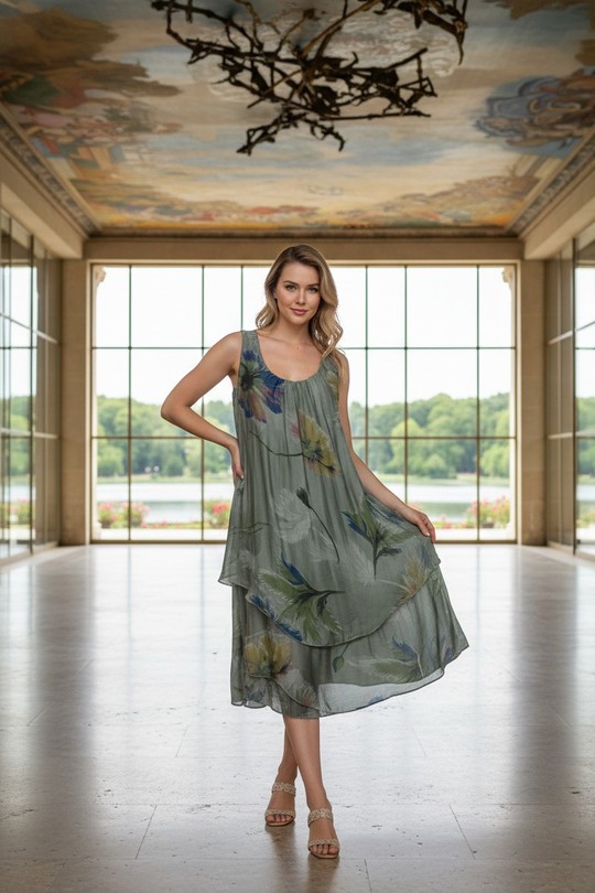 Robes mi-longues Femme FUCHSIA LAFÉEROSE BB46-5141 Efashion Paris