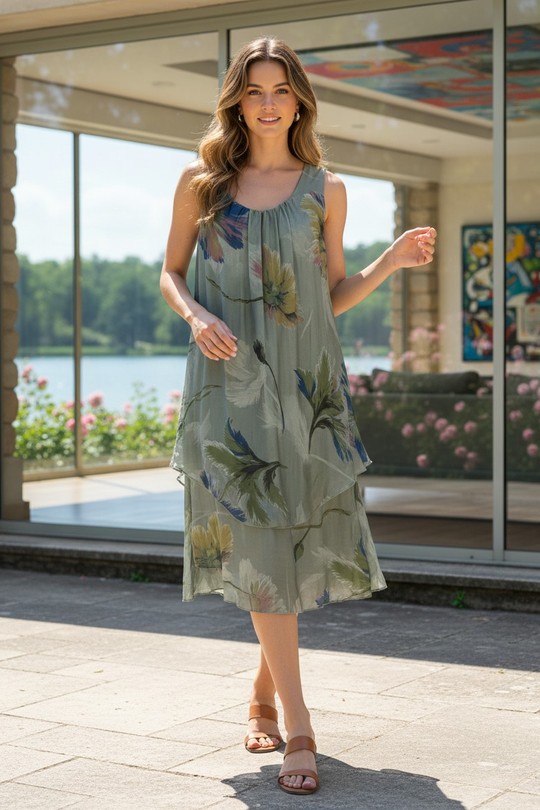 Robes mi-longues Femme FUCHSIA LAFÉEROSE BB46-5141 Efashion Paris