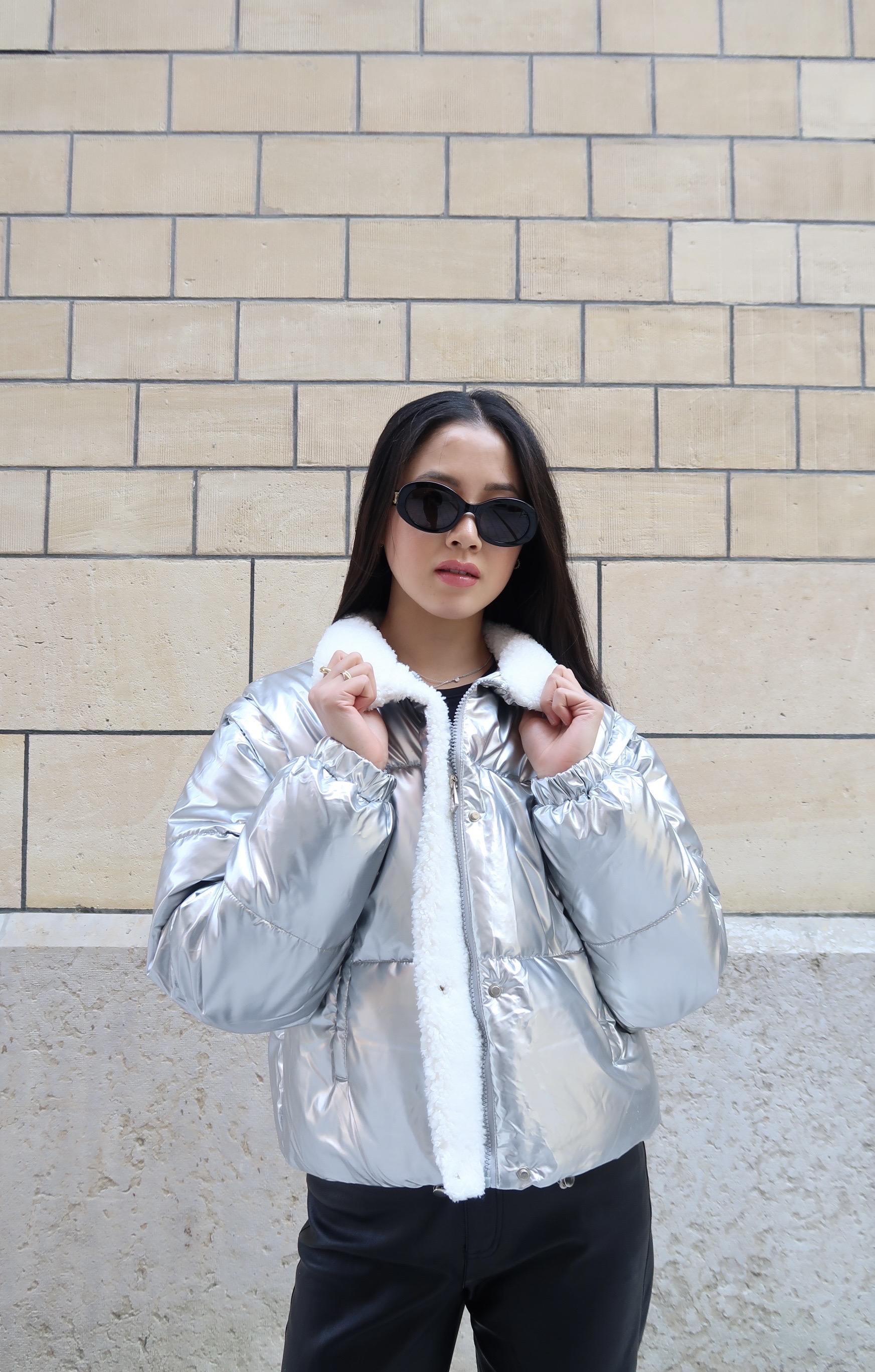 Doudounes Femme Argent LAFÉEROSE 112_C028 #c Efashion Paris