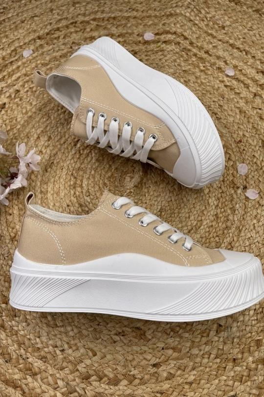 Zapatillas deportivas Zapatos Khaki KARMELA CNT-2026 Efashion Paris