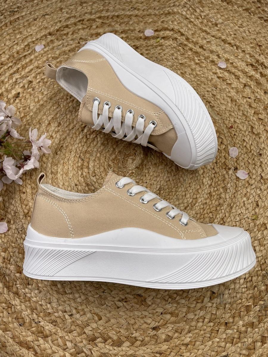Zapatillas deportivas Zapatos Khaki KARMELA CNT-2026 #c Efashion Paris