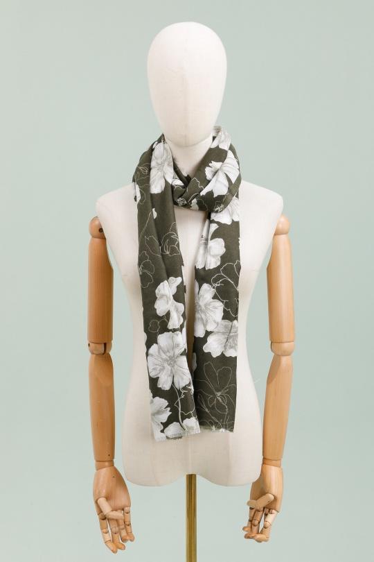 Scarves Accessories Green FRANCOIS PARIS FA3794 Efashion Paris