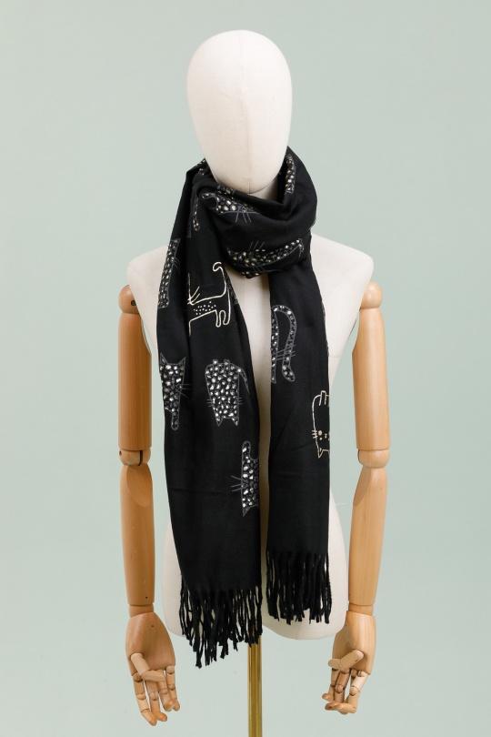 Écharpes Accessoires Vert FRANCOIS PARIS FA35246 Efashion Paris