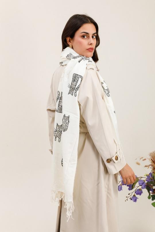 Écharpes Accessoires Vert FRANCOIS PARIS FA35246 Efashion Paris