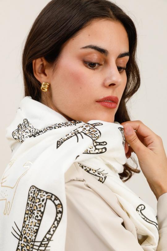 Écharpes Accessoires Vert FRANCOIS PARIS FA35246 Efashion Paris