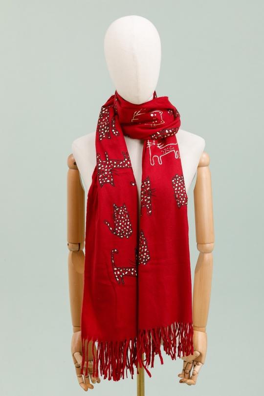 Écharpes Accessoires Vert FRANCOIS PARIS FA35246 Efashion Paris