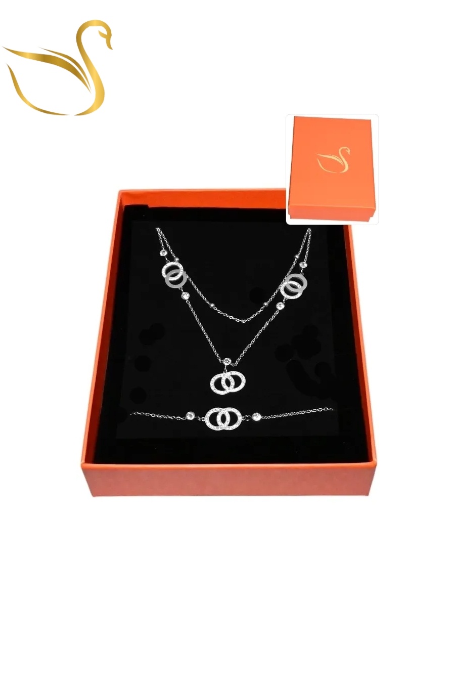 Jewelry Sets Accessories Silver Emma fantaisies 10ED87-14983 #c Efashion Paris