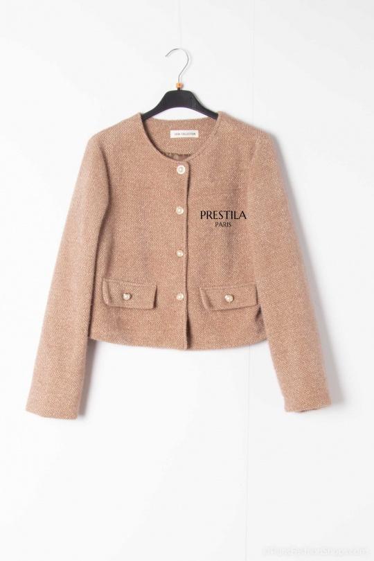 Vestes  Femme Camel PRESTILA CONSTANCE Efashion Paris