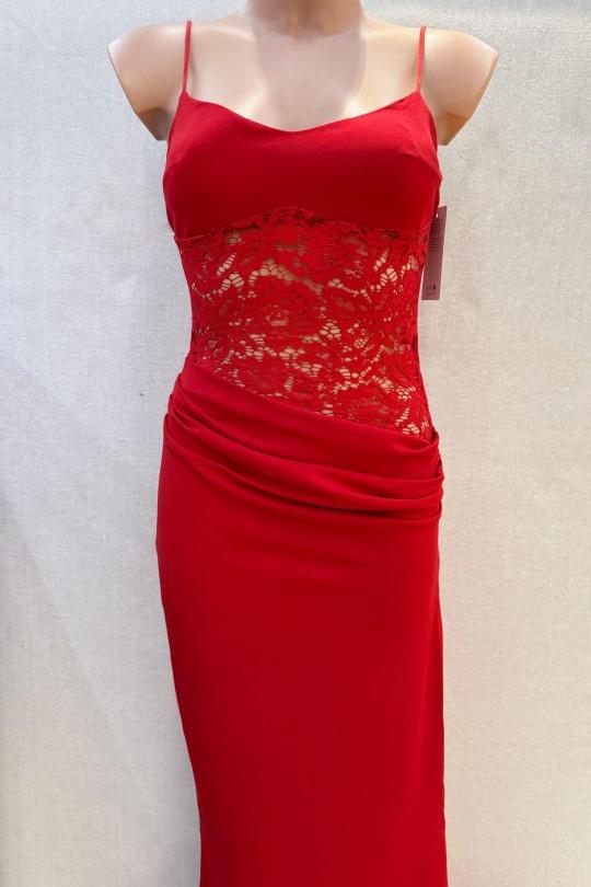 Robes longues Femme Rouge PRESTILA EFE-983 Efashion Paris