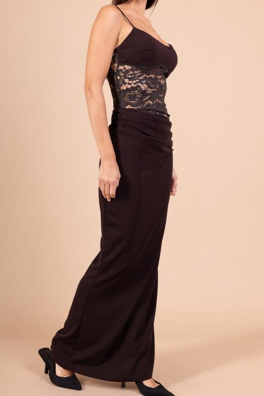 Robes longues Femme Rouge PRESTILA EFE-983 Efashion Paris