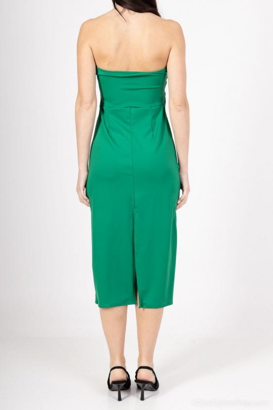 Robes mi-longues Femme Vert PRESTILA CLARICE Efashion Paris