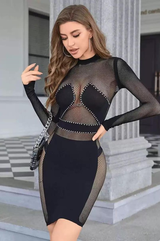 Robes courtes Femme Noir PRESTILA 81869 Efashion Paris