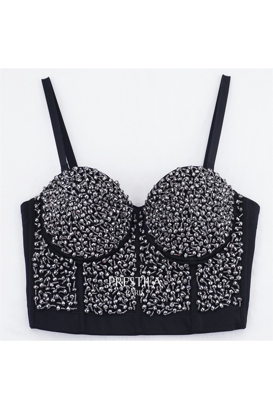 Tops Femme Noir PRESTILA HY005 Efashion Paris