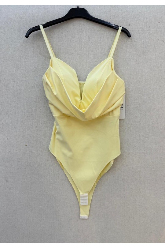 Bodies Femme Jaune clair PRESTILA Marion Efashion Paris