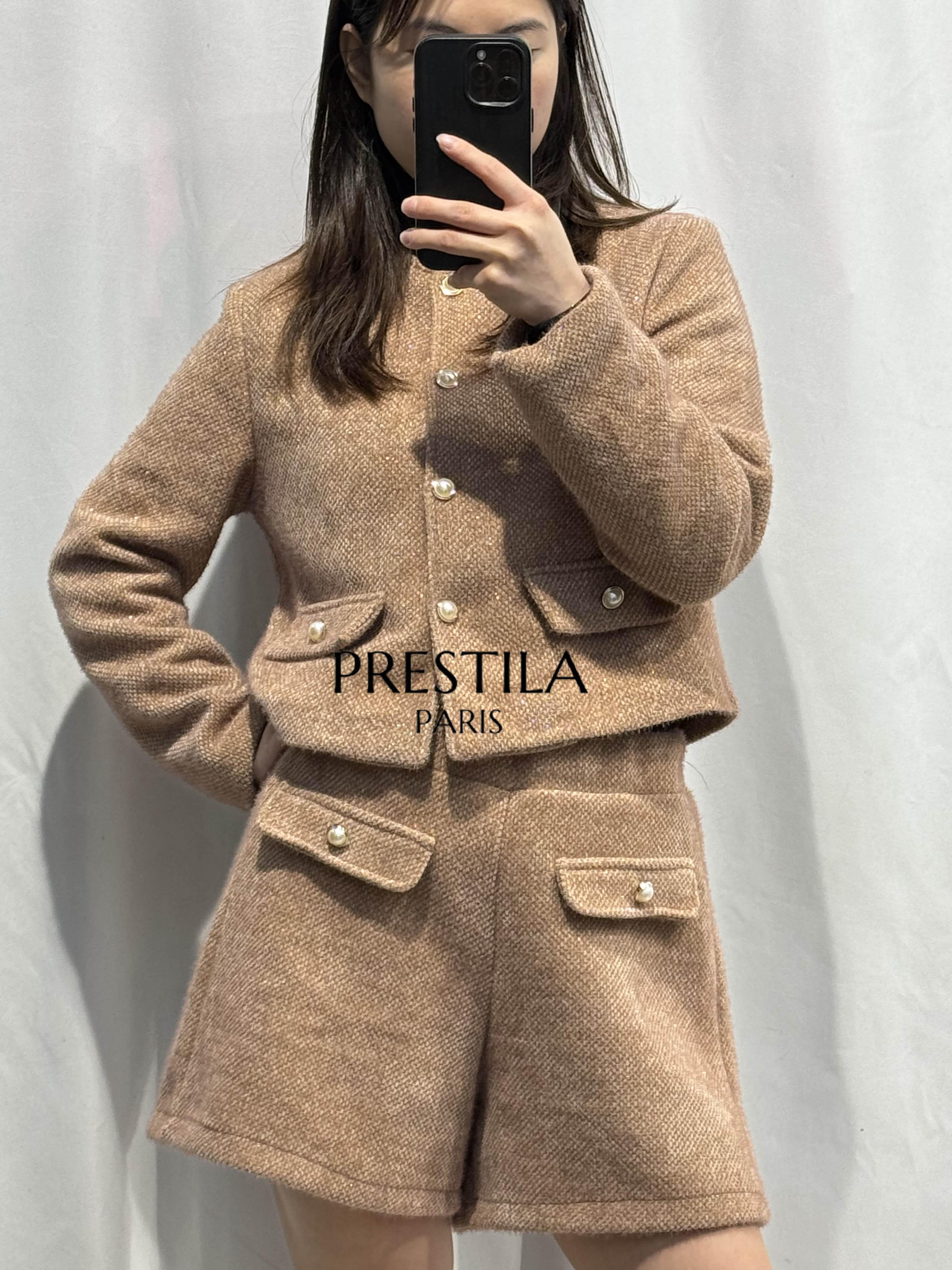 Vestes  Femme Camel PRESTILA CONSTANCE #c Efashion Paris