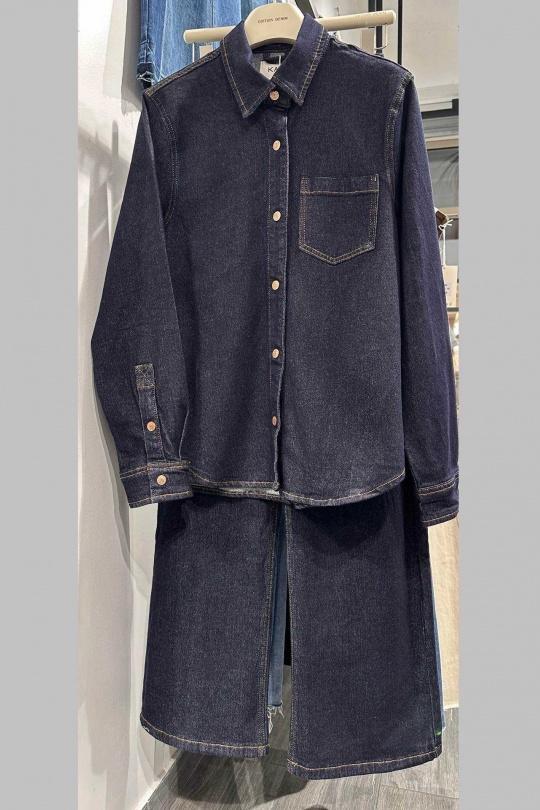 Sets Women Blue KATE DENIM KT821-2G+KT821-1H Efashion Paris