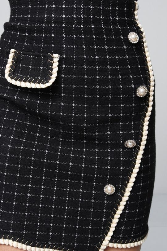 Faldas Mujer Black By Clara 015N Efashion Paris