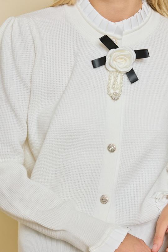 Tops Femme Blanc By Clara CH9295 Efashion Paris