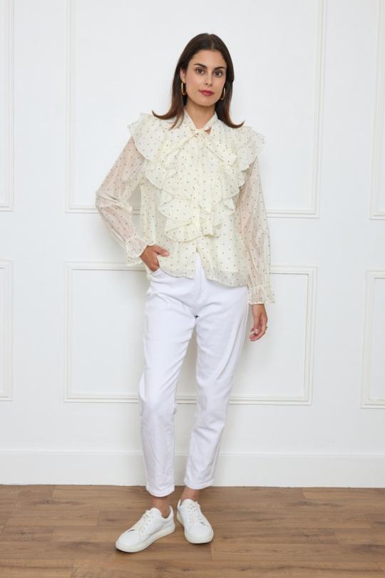 Camicie Donna White By Clara FP15516 Efashion Paris