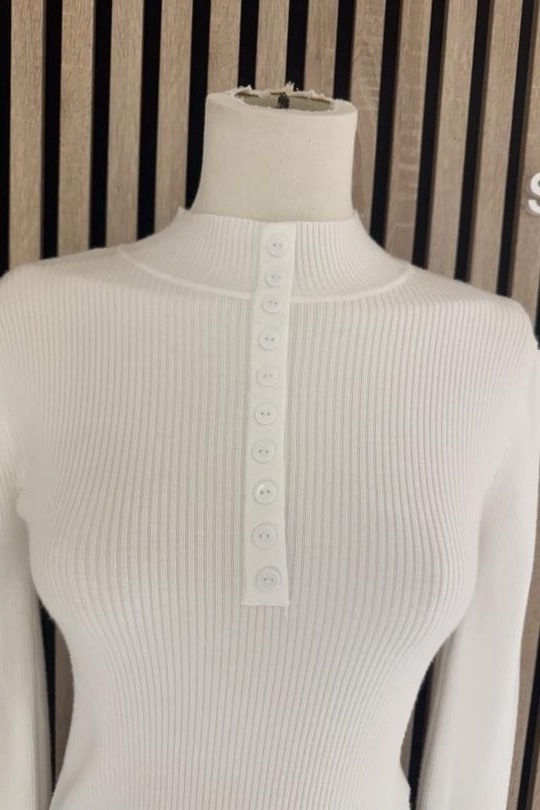 Jerséis Mujer White By Clara AA3511 Efashion Paris